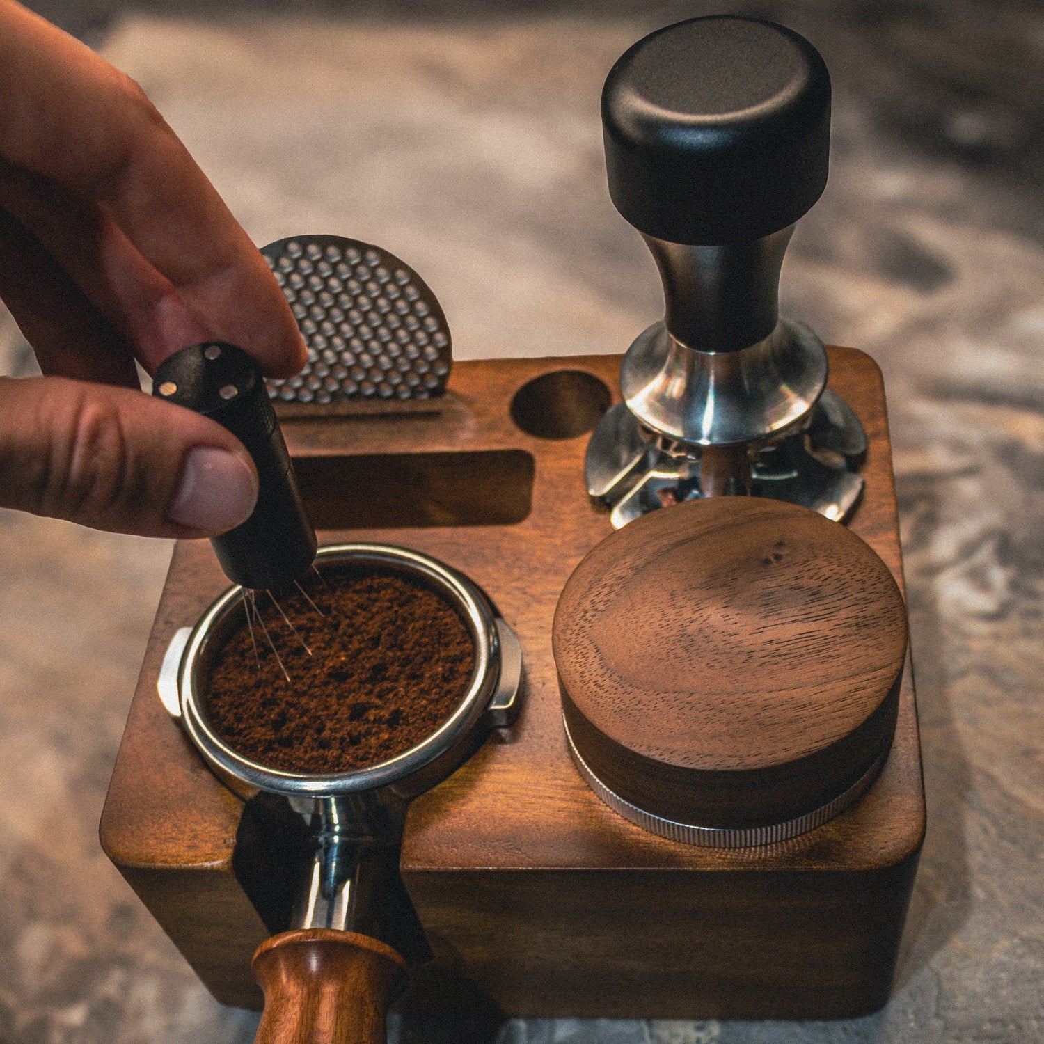 Tamping Stations