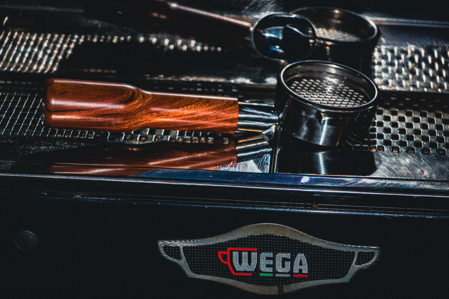 Portafilter on a WEGA espresso machine