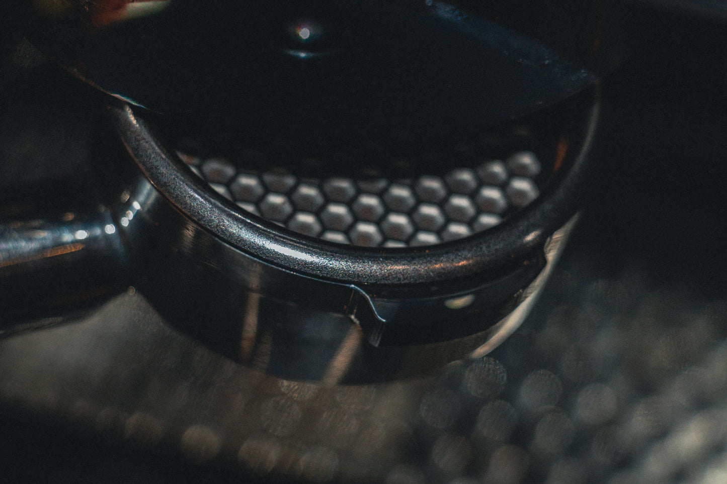 Puck screen on espresso machine shower head