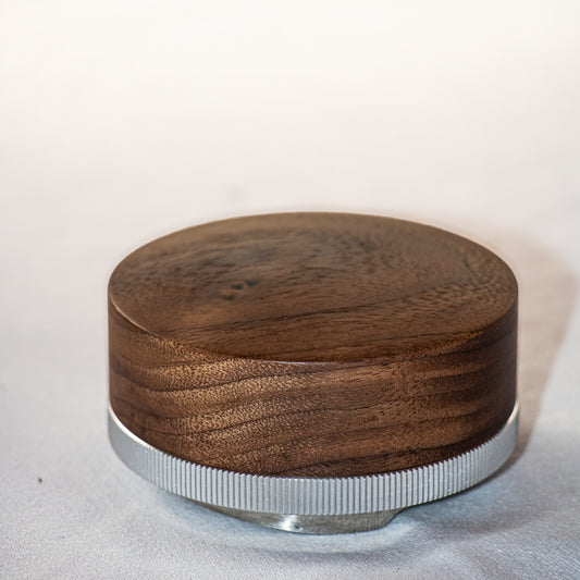 Wooden espresso distributor tool